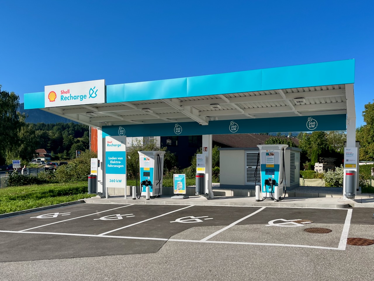 Shell Recharge Schnellladestationen Mondsee