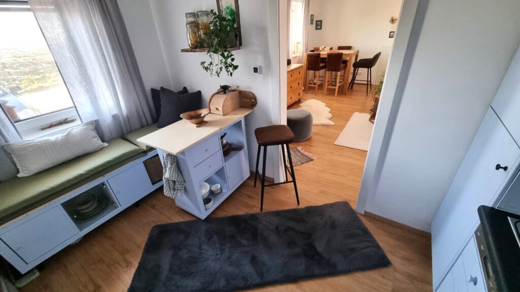 Wohnung mit Upcycling Möbeln